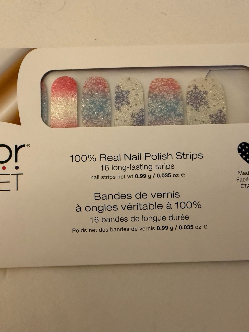 Color Street Strips - Snow Biz